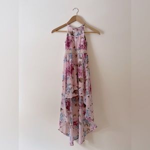 ONE DAY SALE Sequin Hearts Rose Pink High/Low Kids Dress